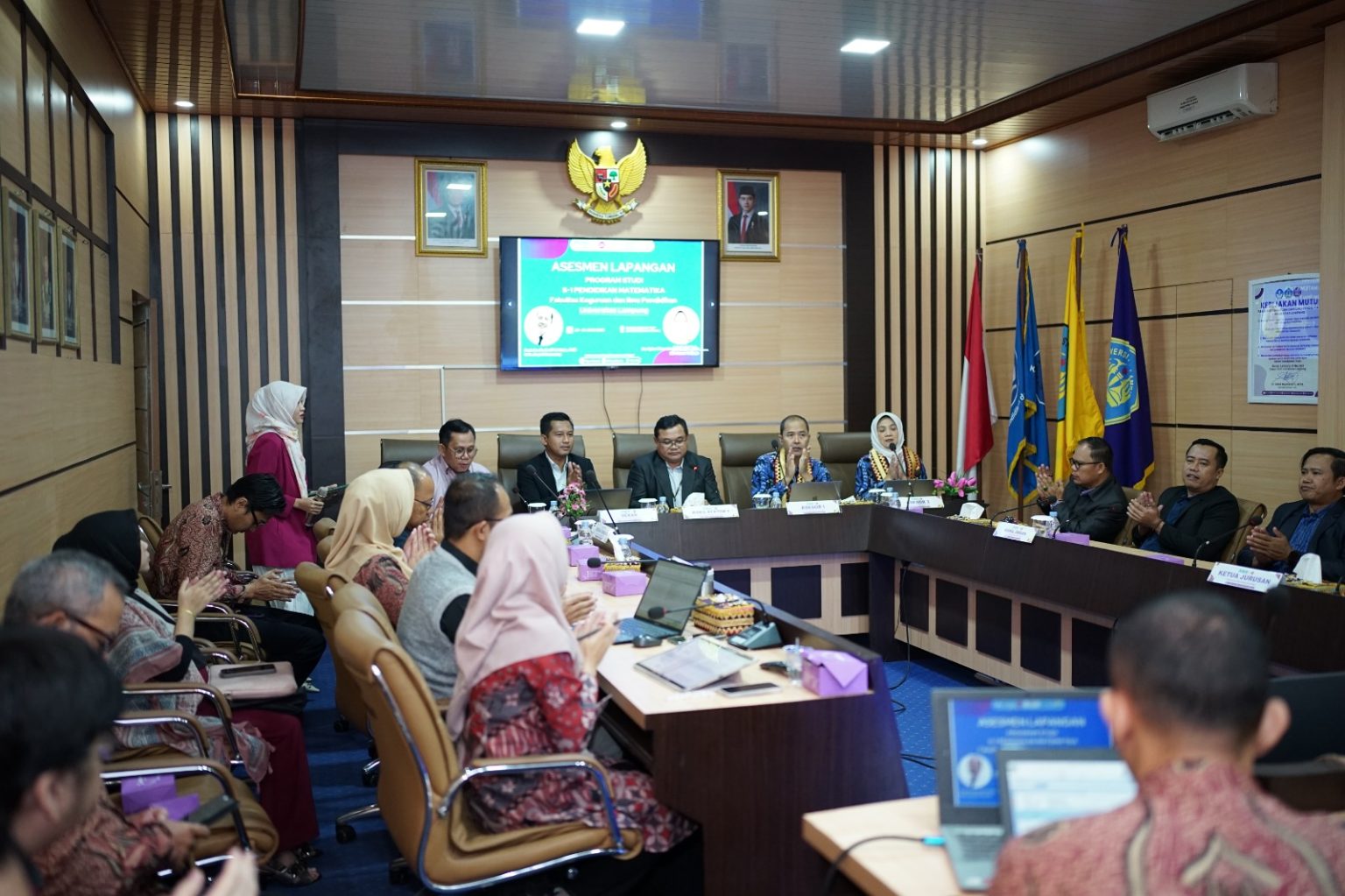 Prodi Pendidikan Matematika FKIP Unila Laksanakan Visitasi Akreditasi LAMDIK